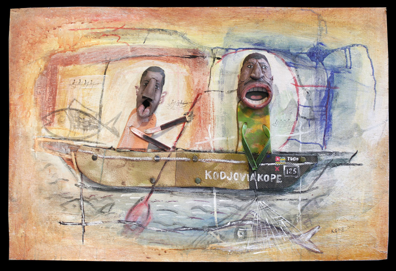 Koko Akakpo Collage Die Fischer A