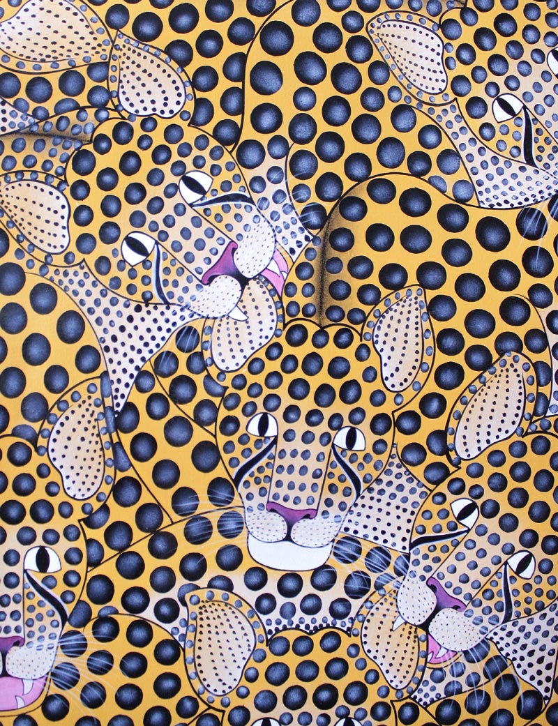 Saidi Omari Leopard Mosaik Tingatinga B