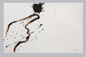 Antoni Tapies Grafik Hand ohne Titel AA